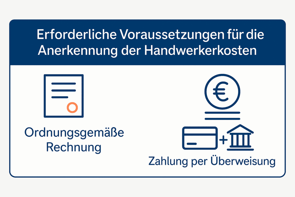 Voraussetzung für steuerliche Anerkennung